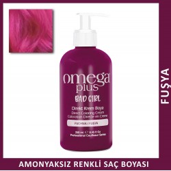 Omega Plus Bad Girl Fuşya Amonyaksız Renkli Saç Boyası 250ML